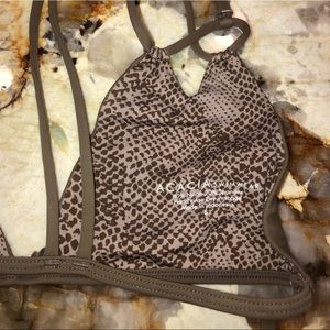 Acacia swimwear- taupe/sage green